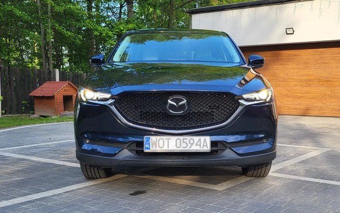 Mazda CX-5 cena 99500 przebieg: 74100, rok produkcji 2018 z Karczew małe 781